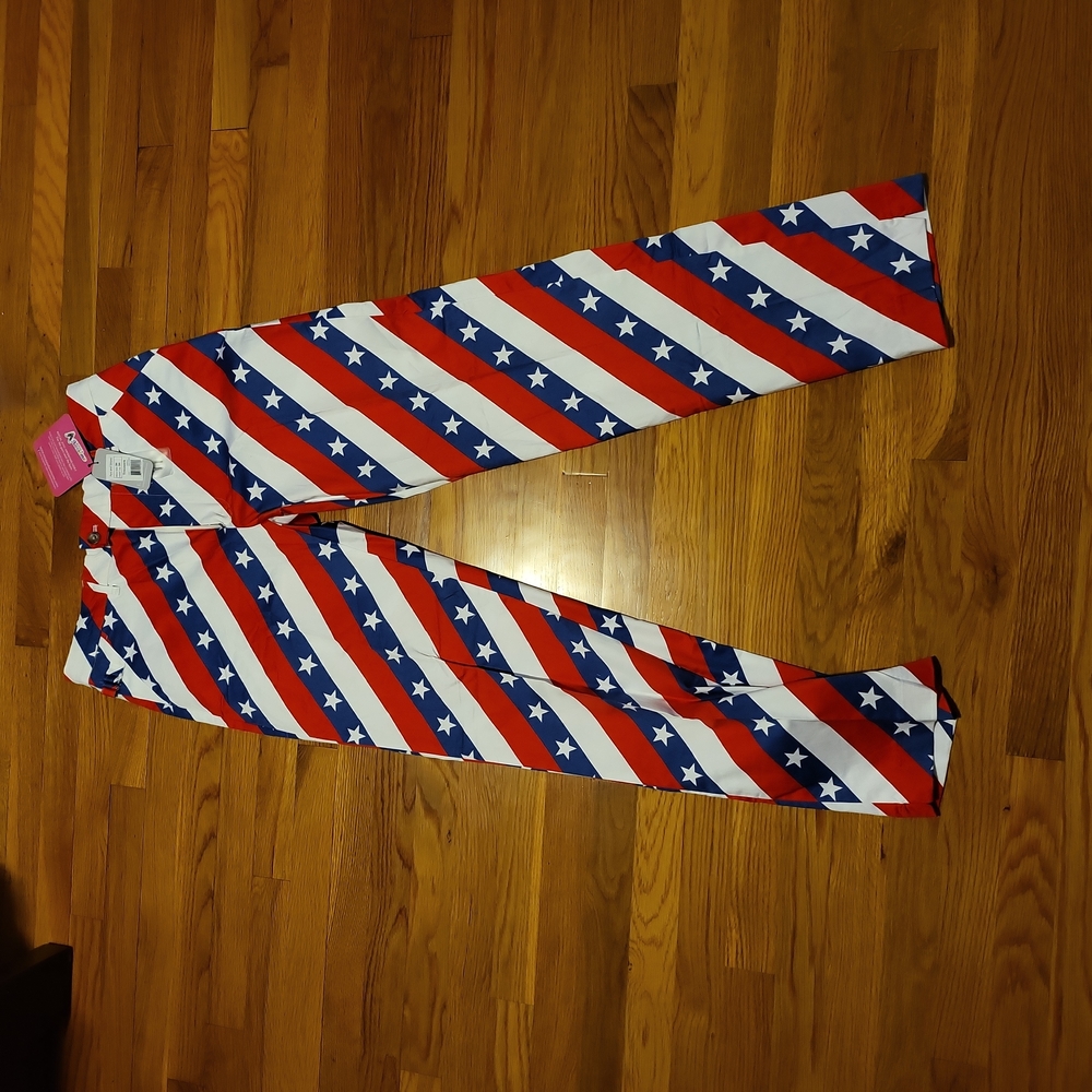 NWT - Stars and Stripes Men's 34/34 Golf Pants
